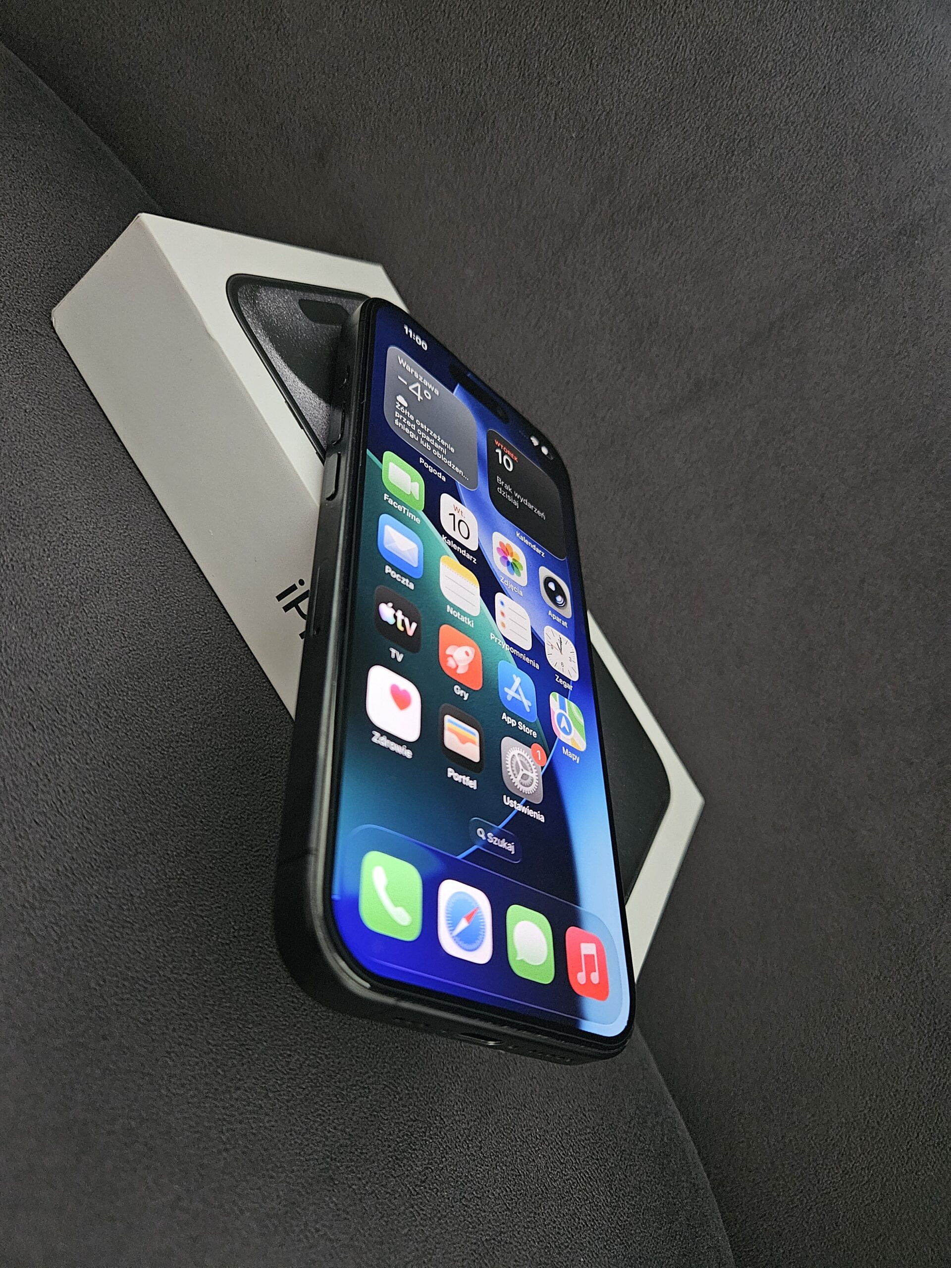iPhone 15 PRO / 128 GB / Czarny Tytanowy / Gwarancja - obrazek 5
