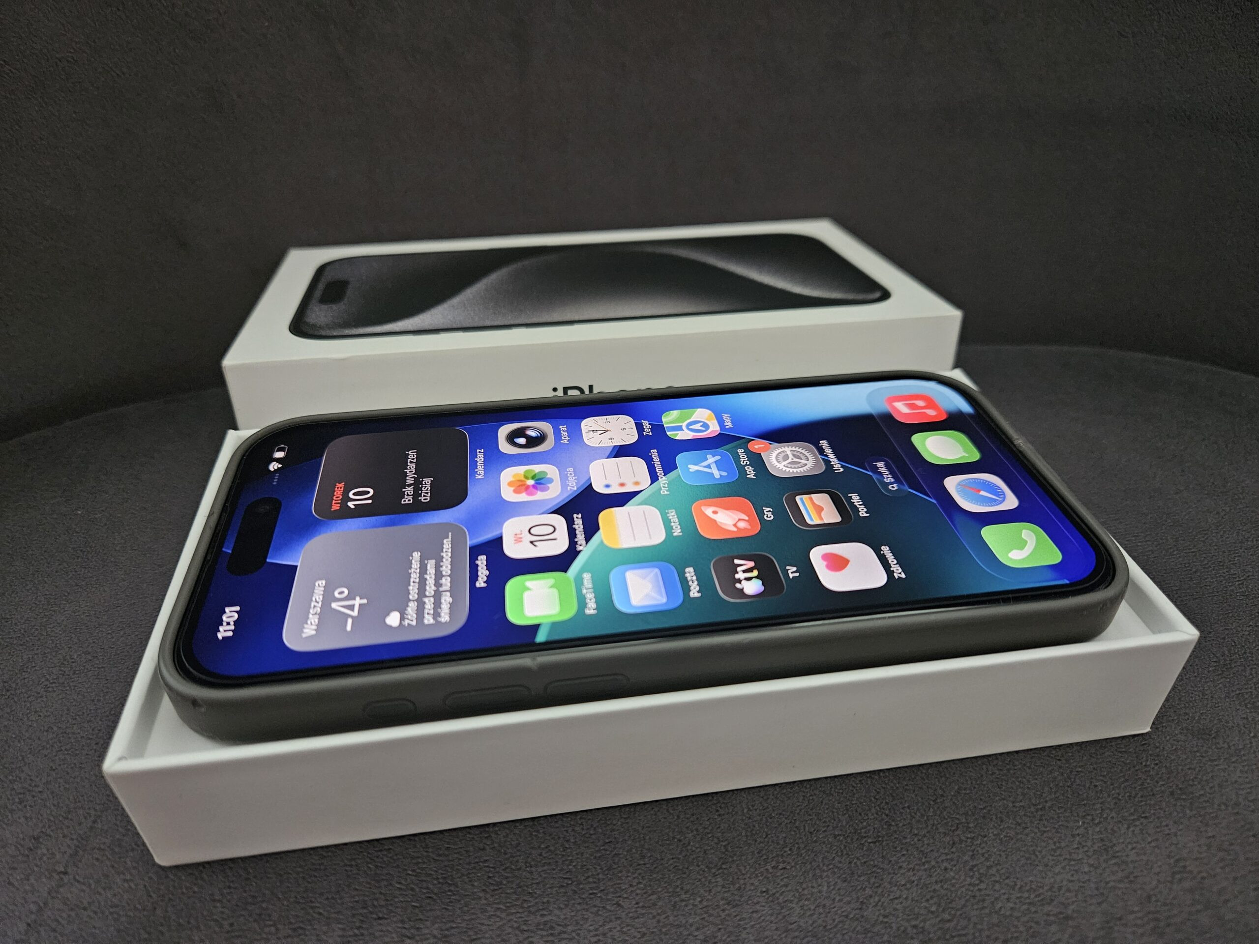 iPhone 15 PRO / 128 GB / Czarny Tytanowy / Gwarancja - obrazek 6